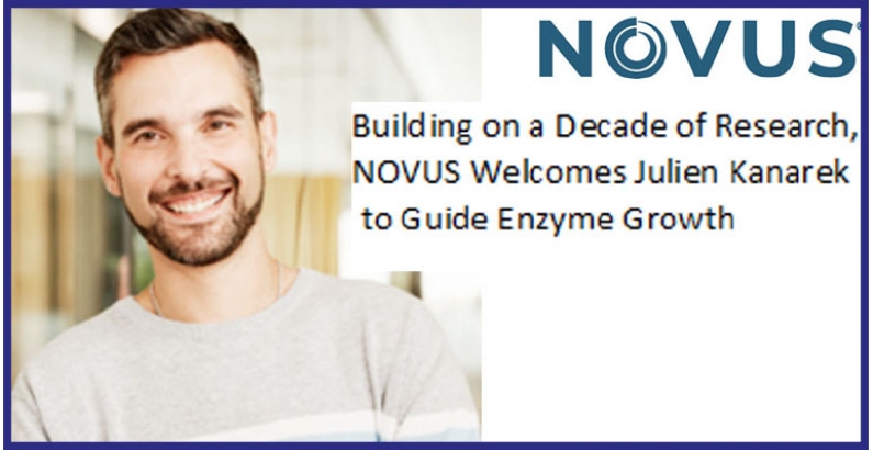 Building on a Decade of Research, NOVUS Welcomes Julien Kanarek  to Guide Enzyme Growth