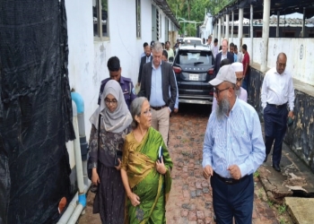 ফিসটেক হ্যাচারি ও বিএমসি সেন্টার পরিদর্শনে মৎস্য ও প্রাণিসম্পদ উপদেষ্টা