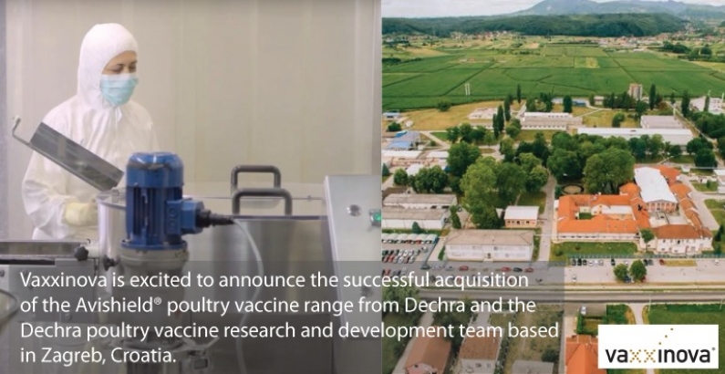 𝗩𝗮𝘅𝘅𝗶𝗻𝗼𝘃𝗮 𝗮𝗰𝗾𝘂𝗶𝗿𝗲𝘀 𝗔𝘃𝗶𝘀𝗵𝗶𝗲𝗹𝗱® poultry vaccine 𝗿𝗮𝗻𝗴𝗲 𝗮𝗻𝗱 𝗥&𝗗 𝘁𝗲𝗮𝗺 in Zagreb, Croatia 